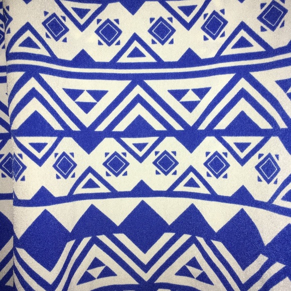 🆑Aztec Blue Racer Back Braided Tank - Picture 2 of 4